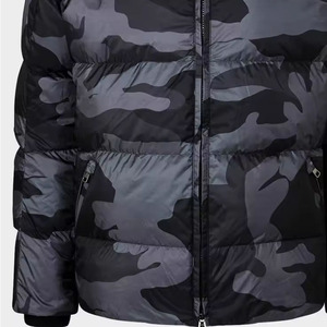 Chaqueta de Invierno Personalizada con Logotipo, Ligera, con Cuello Alto, Diseño de Impresión por Sublimación, Chaqueta Informal para Hombre - Product Image 5