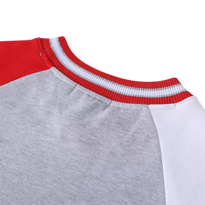 Sweat-shirt universitaire en chenille de haute qualité, col rond, lavage à l'acide, doublure en polyester/coton, logo universitaire - Product Image 4