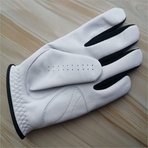 Gants de golf en cuir Cabretta de qualité en gros avec logo personnalisé en peau de mouton respirante pour le cyclisme et le golf - Product Image 2
