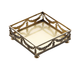 Porte-mouchoirs en bois d'acacia et en laiton Artisanat personnalisé Top vente Accessoires de bureau faits à la main Porte-serviettes - Product Image 6