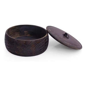 Excellent Design <b>Salad</b> <b>Serving</b> <b>Bowl</b> Made By Mango Wood With White Dot Dining Table Decorative Dish Kitchen Food <b>Serving</b> Platter - Product Image 3