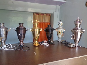 กาต้มน้ำไฟฟ้า Samovar พร้อมหม้อชาถ่าน Samovar - Product Image 6