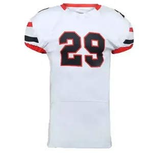 Camiseta de fútbol americano de buena calidad para hombre, camiseta de fútbol americano de media manga con Camiseta corta de fútbol americano ajustada - Product Image 5