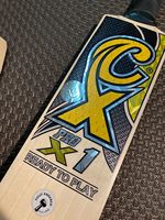CX PRO X1 Batte de cricket en saule anglais de qualité supérieure, durable, pour balles dures et tennis, en bois de saule anglais