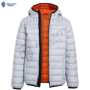 Blousons d'hiver pour homme, nouvelle conception 2025-26, logo frontal, capuche, coupe-vent, respirant, écologique, épais, chaud, lettres - Product Image 2