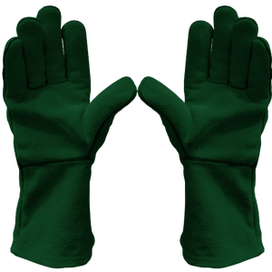 Gants de sécurité industrielle en cuir robuste Gant de soudage résistant à la chaleur Gants de travail de sécurité incendie Protection des mains et des bras - Product Image 3