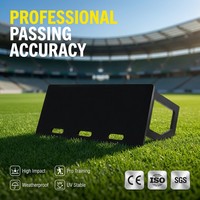 Envío Inmediato: Pared de Rebote de Fútbol Desmontable para Perfeccionar Pases, Tablero de Rebote de Fútbol de HDPE de 20mm con Revestimiento Impermeable