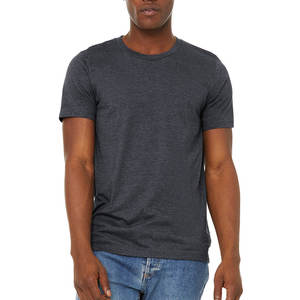 Camiseta en blanco de algodón 100% con estampado de logotipo personalizado de alta calidad para hombre, camiseta transpirable de gran tamaño con cuello redondo para hombre - Product Image 4