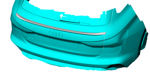 Spoiler Centrale in Fibra di Carbonio per Audi <span class=keywords><strong>A3</strong></span> S3 RS3 8Y 8.5Y <span class=keywords><strong>Hatchback</strong></span> 2021-2026 - Product Image 3
