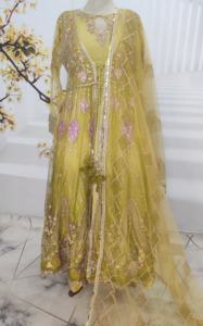 Shalwar Kameez Ladies New Collection Vestido de fiesta Fancy Wear Pakistani Shalwar Kameez Bridal Wear Bordado Boutique Dress Suit - Product Image 5