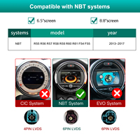 Adaptador Inalámbrico CarPlay Android Auto para BMW MINI NBT CIC 2010-2017 con AirPlay Mirror Link USB Multimedia Kit de Control OEM