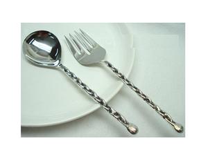 Juego de cubiertos de utensilios de oro hechos a mano indios Juego de Cubiertos de acero inoxidable de la mejor calidad Juego de cubiertos de restaurante Juego de cubiertos - Product Image 4