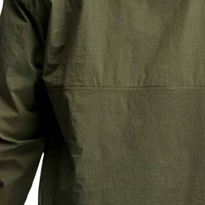 Manteaux en duvet avec logo personnalisé pour hommes veste coupe-vent pull à capuche en nylon avec demi-fermeture éclair anorak direct d'usine - Product Image 6
