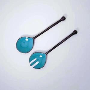 Elegant 137-Piece Salad Server <b>Set</b> Individual Stainless Steel Brass Copper With Coating Rainbow Gold Silver Platinum Kitchen Use - Product Image 4