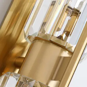 Avior Novelty <b>Wall</b> <b>Light</b> Golden Crystal Copper Body Warm White <b>Light</b> Remote Control Aluminum Glass Material Custom <b>Wall</b> <b>Sconces</b> - Product Image 3