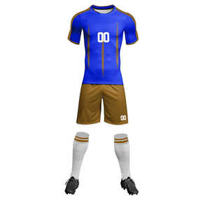 Nueva Llegada, Artículo de Moda, Conjunto Deportivo Unisex Ligero de Camiseta y Pantalones Cortos de Fútbol, el Mejor Diseño, Uniforme de Fútbol con Logotipo Personalizado - Product Image 5
