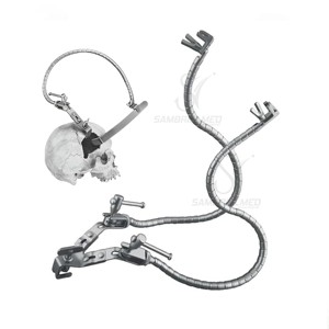 Juego de retractor de autorretención Leyla de grado médico de acero inoxidable alemán dos brazos flexibles neurocirugía cerebro Retractor Manual - Product Image 3