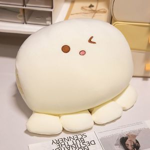 Aika Bespoke Super Soft Plush Cream Winking Mochi Octopus Sensory Fidget Cushion with PP Cotton Filling Office Desk Decor - Product Image 1