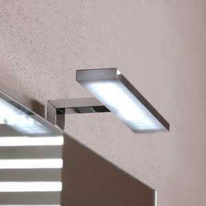 60 cm <b>White</b> Belize Space-Saving Wall-Hung Bathroom Cabinet with LED <b>Mirror</b> - Product Image 6