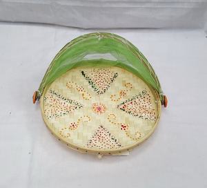 Best Quality Unique Design Colorful Wedding <b>Baskets</b> Handcraft <b>Bamboo</b> <b>Basket</b> for Storage and Decor From Vietnam - Product Image 5