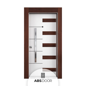Puerta de Entrada ABSDOOR DREAM Turquía, Diseño Elegante Posmoderno, Acero Inoxidable, Aislamiento Térmico Interior, Máxima Seguridad - Product Image 1
