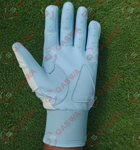 Gants de frappe de baseball en cuir de haute qualité, personnalisés, antidérapants, mitaines de frappe de softball pour hommes, adultes, entraînement sportif, pratique - Product Image 2