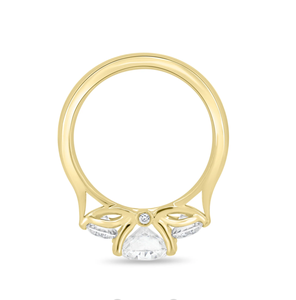 Élégante bague en or 14 carats VVS Moissanite D couleur bijoux faits à la main pour les femmes proposition fiançailles ou cadeau d'anniversaire - Product Image 2