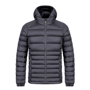 Chaqueta acolchada de invierno para hombre, Abrigo acolchado de moda de invierno personalizado para deportes al aire libre, lona con capucha, venta al por mayor en línea - Product Image 4