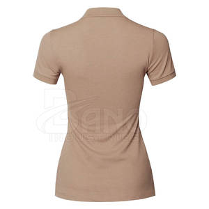 Camisetas Polo de mujer hechas en Pakistán de alta calidad Camisetas Polo de mujer con logotipo personalizado de alta calidad - Product Image 3