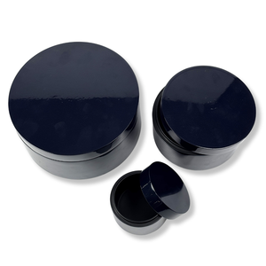 Handmade Modern Decorative <b>Storage</b> <b>Box</b> <b>Black</b> Round MDF Lacquerware with Glossy Finish <b>for</b> Jewelry & Home Decor Gift - Product Image 4