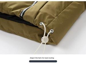 2025 nouveautés hiver hommes mode chaud épaissir manteau à capuche Parkas bouffant coton rembourré coupe-vent extérieur veste - Product Image 5