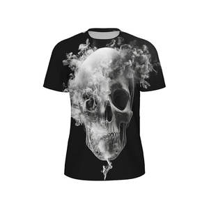 T-shirt pour homme lourd T-shirt vintage en coton vierge Street Wear T-shirt surdimensionné à épaules tombantes - Product Image 4