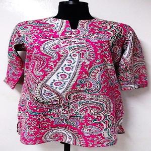 ชุดเดรสผ้าฝ้ายน้ำหนักเบามีสไตล์สำหรับผู้ใหญ่ชุดว่ายน้ำออกกำลังกายผ้าชีฟองลายจุดพิมพ์ลาย Paisley มีกระดุมสำหรับฤดูร้อน - Product Image 2