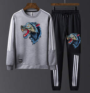 2025 New Stylish 100% Cotton Digital Printed With Front sweatshirt And <b>Trouser</b> For <b>Women</b> Tracksuit - Product Image 2