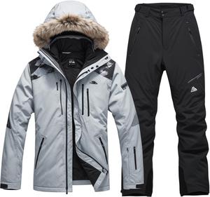Trajes de esquí personalizados de alta calidad Traje de nieve para hombre Trajes de nieve impermeables de una pieza para deportes de invierno al aire libre - Product Image 3