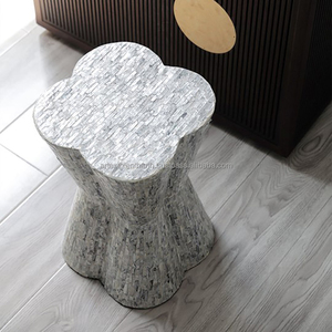 เวียดนามขายส่งเป็นมิตรกับสิ่งแวดล้อมแม่ของฝังมุกตารางด้านข้างเปลือกหอยตารางสำหรับห้องนั่งเล่นโรงแรมทำในเวียดนาม - Product Image 3