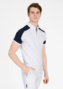 Chemise de base légère à manches courtes pour homme, pour l'équitation, respirante, haut d'équitation, hauts d'équitation, service OEM personnalisé - Product Image 3