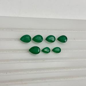 Piedra Preciosa de Alta Calidad, Esmeralda Zambiana en Forma de Pera de 4 Quilates, Facetada, Gema Natural Suelta al por Mayor para la Fabricación de Joyas, Proveedores al por Mayor - Product Image 4