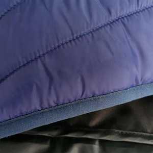 Veste matelassée décontractée avec logo personnalisé pour hommes, vêtements d'extérieur épais et chauds, coupe-vent à col montant et fermeture à glissière - Product Image 5