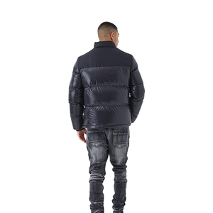 Winters Wear Plain Fashion Slim Fit Heavyweight Material personalizado Warm Full Zipper Two Pockets Design Chaquetas acolchadas para hombres - Product Image 4