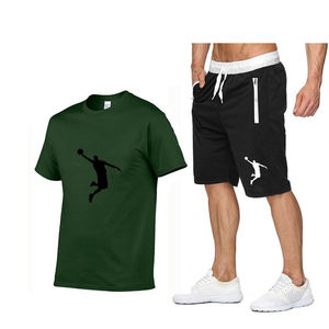 Ensemble d'été pour hommes-T-shirt imprimé décontracté-Ensemble de shorts et shorts pour hommes/Street Hip Hop 2 pièces-Tenue de sport d'été à la mode pour hommes-Ensemble de chemises pour hommes - Product Image 2