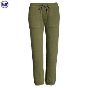 New Arrivals Solid Color Thick <b>Legging</b> Custom <b>Women</b> Sweatpants With Drawstring Waist Joggers - Product Image 3