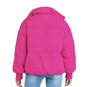 Veste matelassée d'hiver unisexe de haute qualité pour homme, chaude, coupe-vent, fermeture éclair, streetwear décontracté, veste matelassée pour femme - Product Image 2