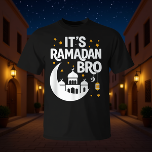 Maglietta Promozionale Islamica con Design Pigiama per Ramadan Mubarak ed Eid Kareem - Product Image 3