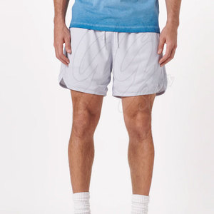 Pantalones Cortos Deportivos Casuales de Malla Ligera de Secado Rápido, Material Suave, Cierre con Cordón, Impresión Personalizada de Alta Calidad - Product Image 4