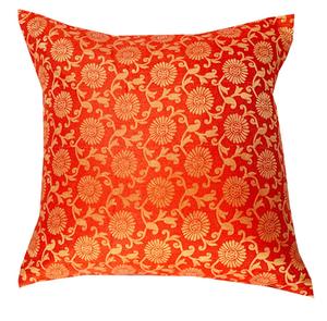 Vibrant Color Silk <b>Cushion</b> Covers 16x16 Inches, Embroidered Sofa <b>Cushion</b> Cover Decorative Throw Pillow <b>Cushion</b> - Product Image 4