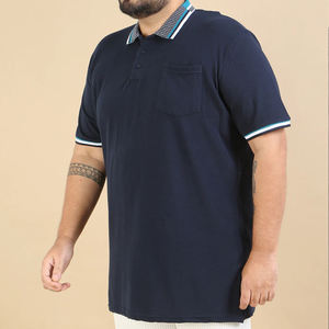Services OEM sur mesure en coton de haute qualité grande taille polo pour hommes nouveau design polo en coton à manches courtes de couleur unie - Product Image 4