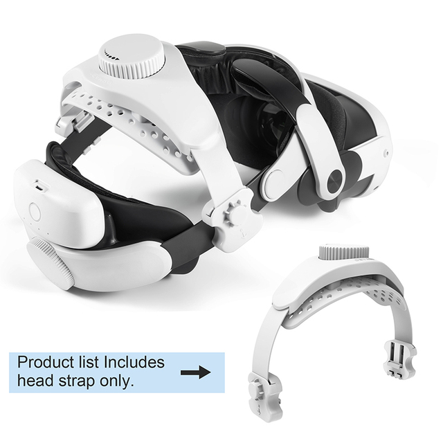 STARTRC GAMES Universal Elite Head Strap for Meta Quest 3/2/Pro Premium ABS Frame & Silicone Padding for Ultimate VR Comfort