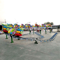Mini train de piste à thème, parc à thème, pour enfants, mini navette spatiale à vendre