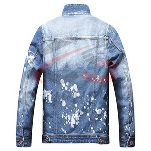 Veste en jean surdimensionnée pour hommes Veste en jean grande taille pour hommes, respirante, hiver, vente en gros à des prix abordables - Product Image 4